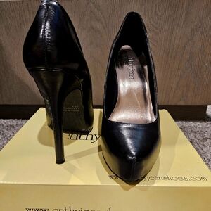 Black Cathy Jean Heel